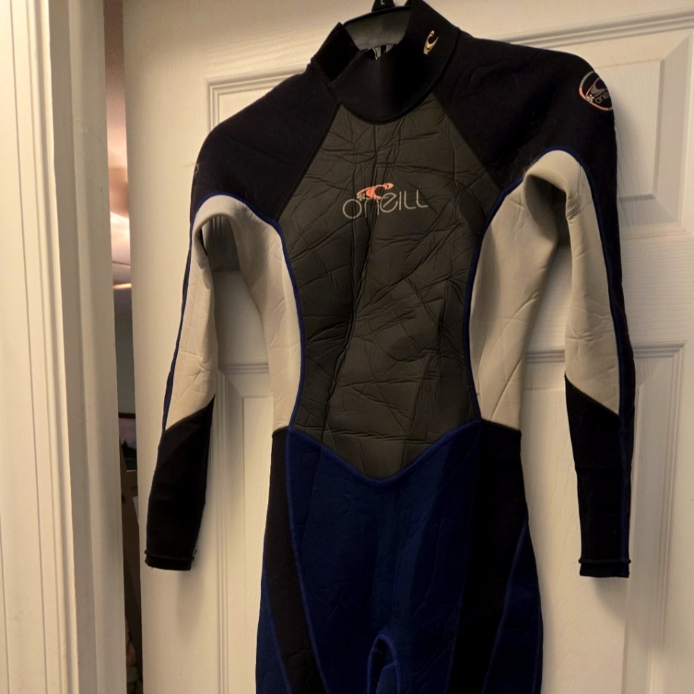 O'Neill Blue and Gray Full-Body Wetsuit